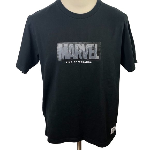 Uniqlo Other - Uniqlo Marvel T Shirt King of Wakanda Men's Size XL Black